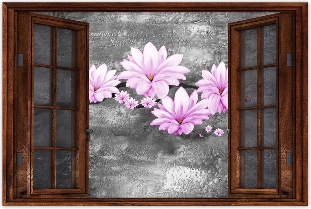 Poszterek 90x60 Magnólia virágok