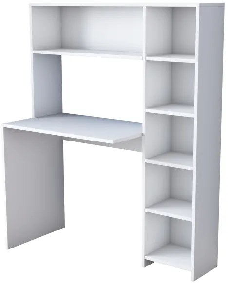 RANI munkapad polccal, 113,2x141,8 cm, fehér