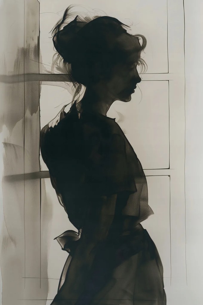 Poszter 40x60cm Vázlat félárnyék