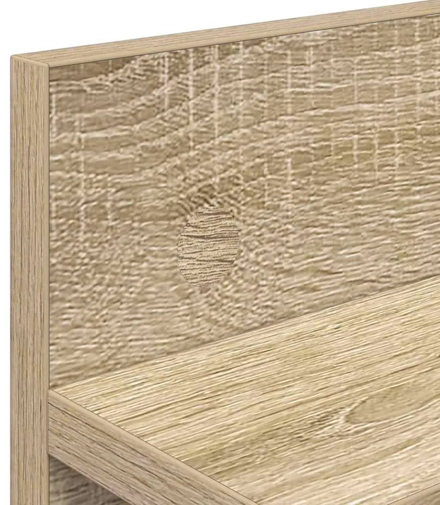 Fali Kabáthorog sonoma tölgy 60 x 10.5 x 18 cm Faanyag