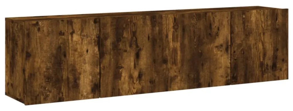 2 db füstös tölgy színű fali TV-szekrény 80 x 30 x 41 cm