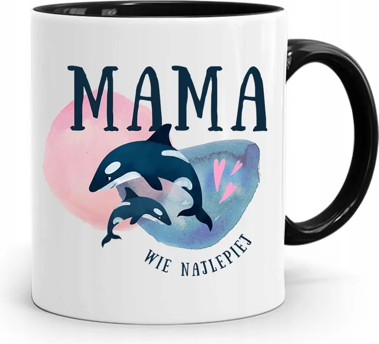 Bögre Fekete Ajándék Anyukáknak Anyukák Tudják A Legjobban A Fényképes Nyomtatással