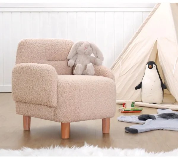 LORY rózsaszín gyerekfotel