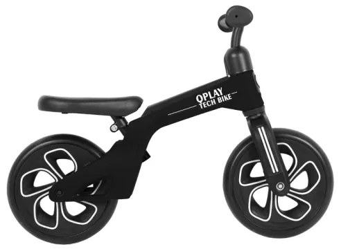QPlay - TECH futóbicikli fekete
