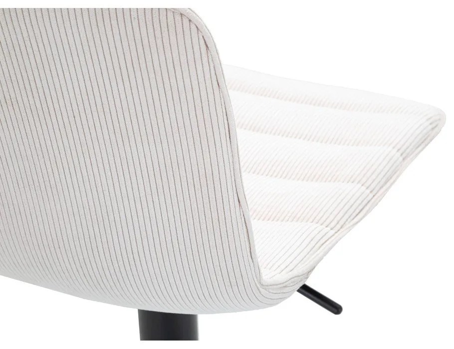 Fehér-fekete állítható magasságú bárszék (ülésmagasság 61 cm) Malia – Mauro Ferretti