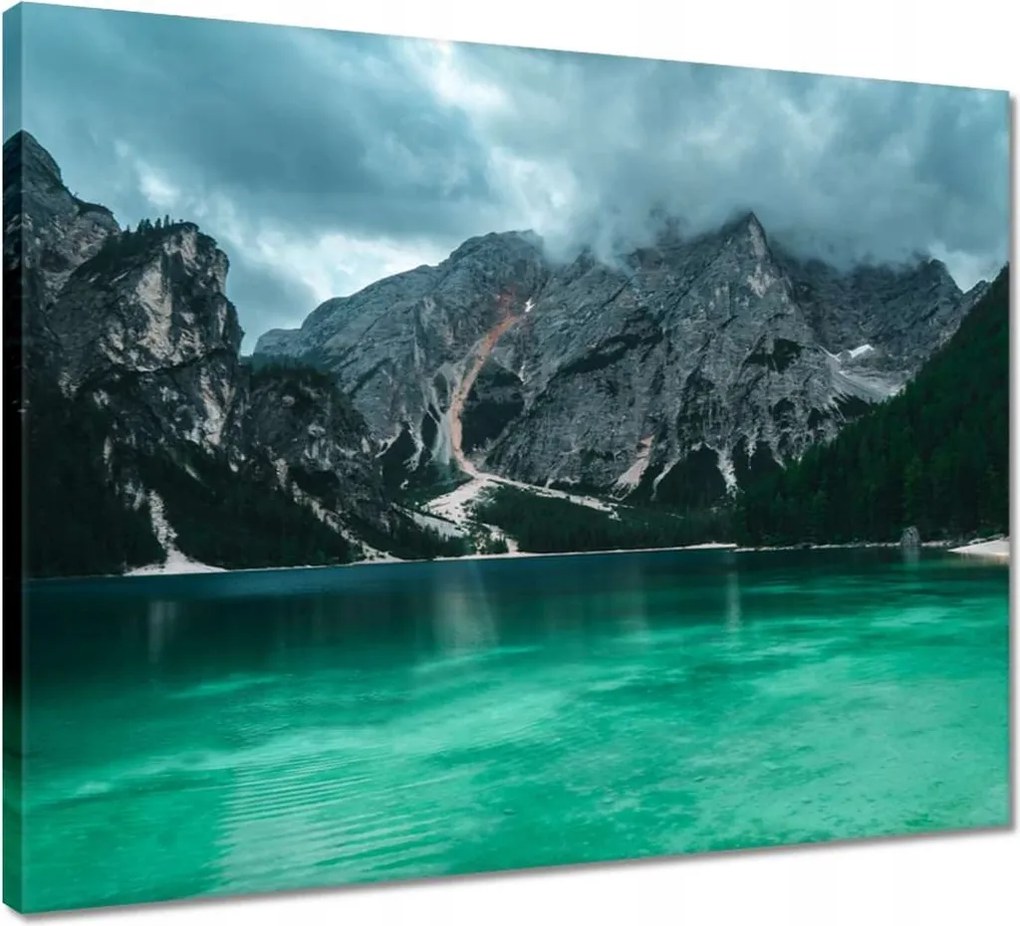 Vászonkép 50x40 Hegyi tó Tájkép