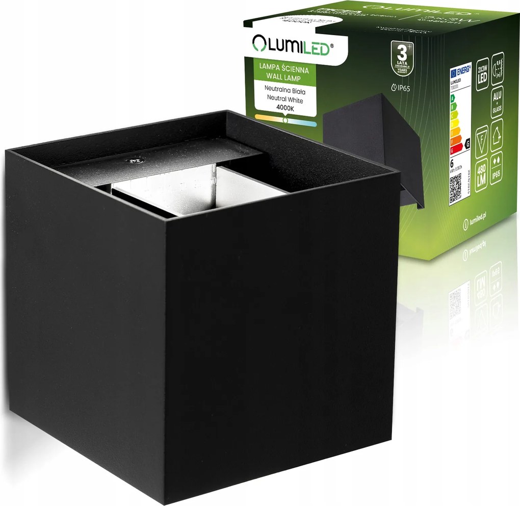 Kültéri fali lámpa Led Homlokzati Kerti Fali Lámpa 6W IP65 Állítható