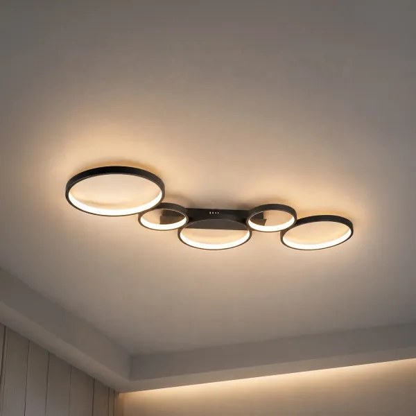 BRILAGI - LED mennyezeti lámpatest ECHO LED/60W/230V 4000K 45x110 cm fekete