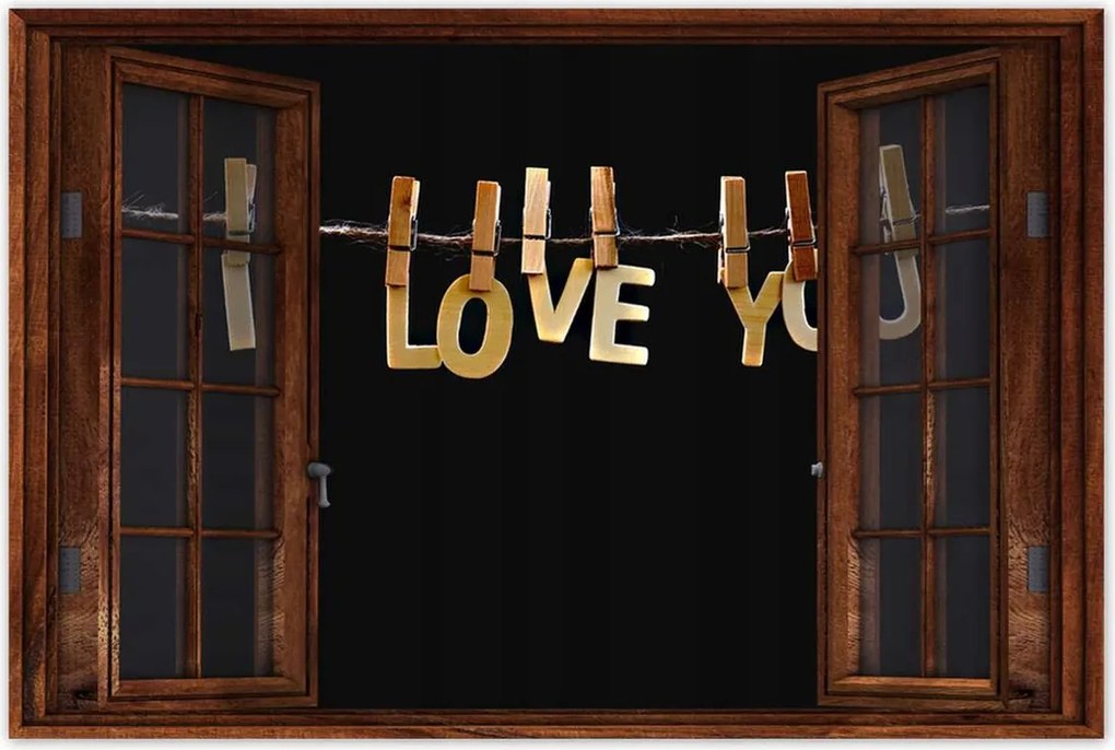 Poszterek 90x60 Nőnap Ajándék Love