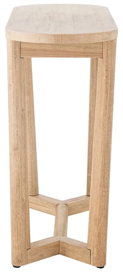 Natúr színű kaucsukfa konzolasztal 35x100 cm Serrone – Bloomingville