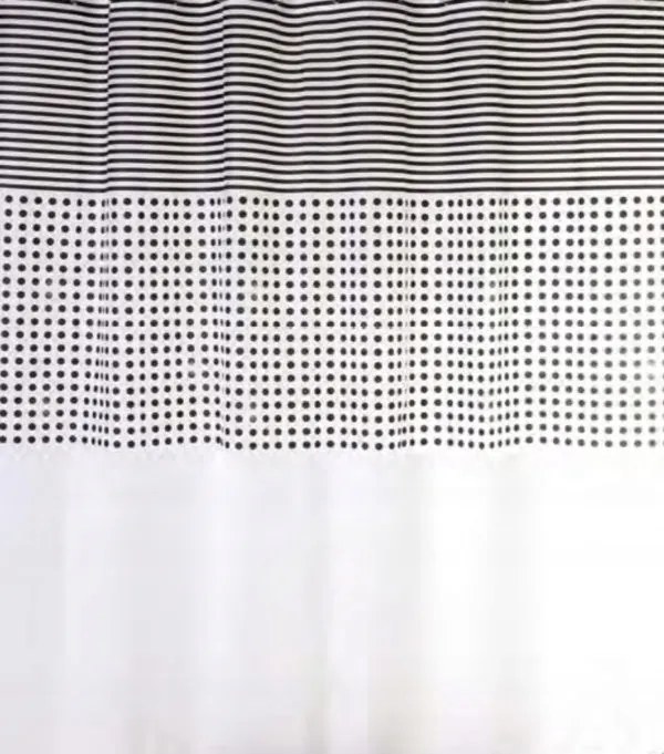 Textil zuhanyfüggöny Bisk 200 x 180 cm