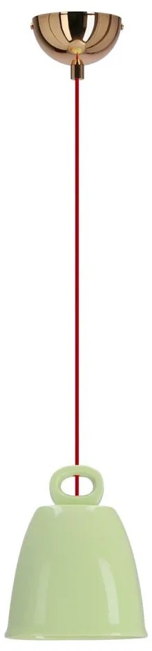 Zöld függőlámpa kerámia búrával Sewilla – Candellux Lighting