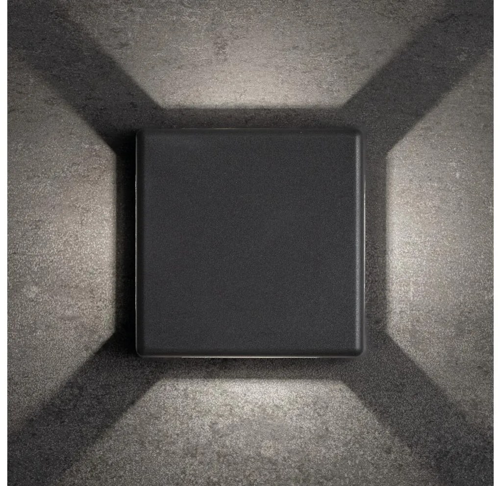 Kanlux 39181 - LED kültéri fali lámpatest REFAZI LED/6W/230V IP54 antracit