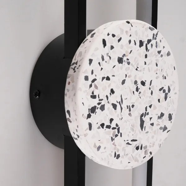 LED fali lámpa FLORENTYNA LED/24W/230V 4000K fekete/fehér