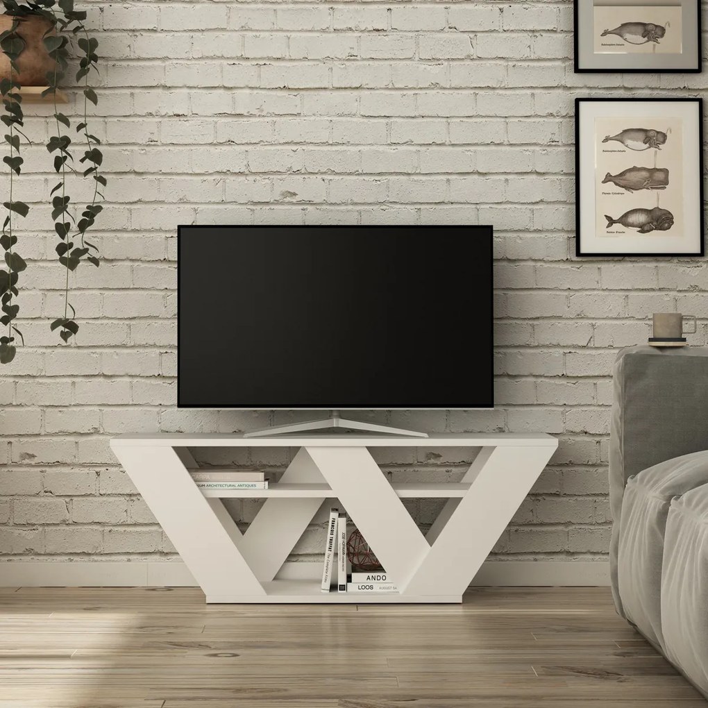 TV asztal Pipralla Fehér