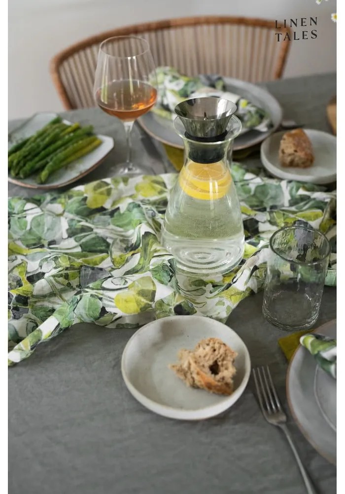 Len asztali futó 40x200 cm Lotus – Linen Tales