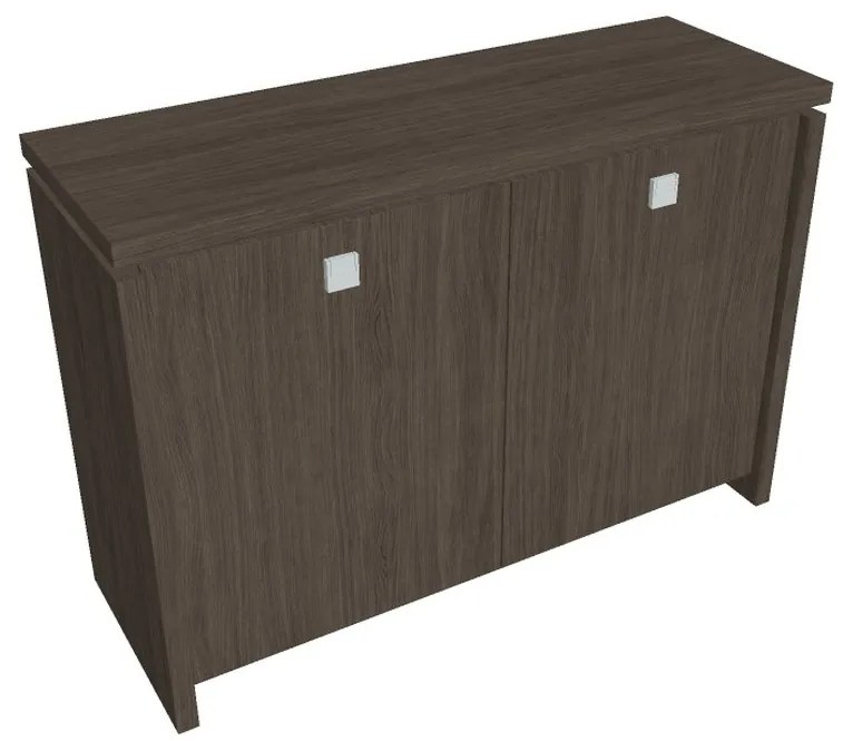 Verno alacsony szekrény 128 x 46 x 90 cm, antracit tölgy