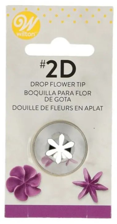 Wilton Decorating Tip No. 2D Dropflower Carded