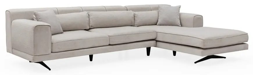 Jivago világosbézs sarokkanapé, jobb oldali - Artie