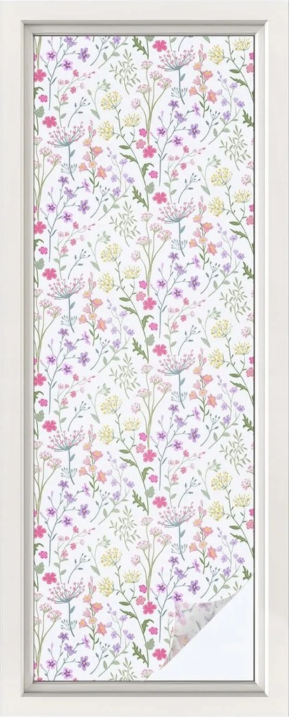 Furnérfólia Adatvédelem Szélvédőkhöz és Ablakokhoz Virágos rét 50x146