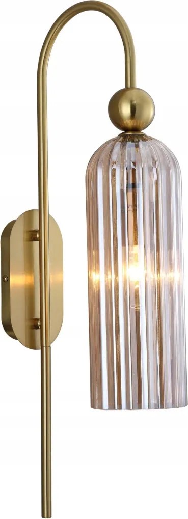 Borostyán-arany Szeplő világító lámpa, fali lámpa nappaliba és hálószobába