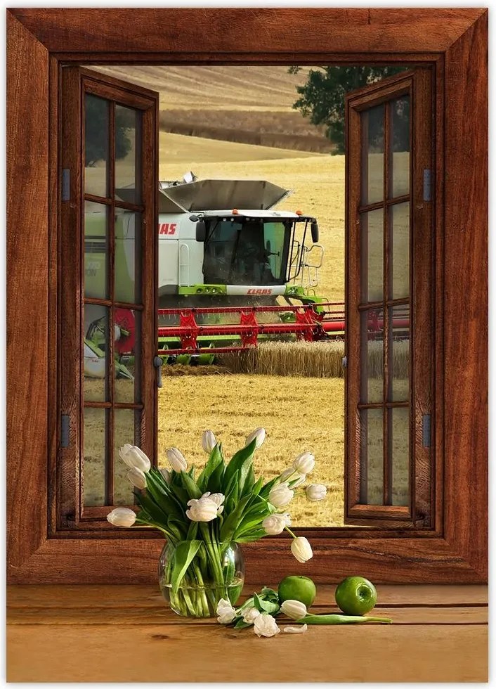 Poszterek 50x70 Kombájn Aratás