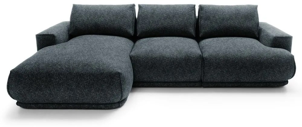 Sarokkanapé Dita (B) (sötétkék + fekete). 1100317