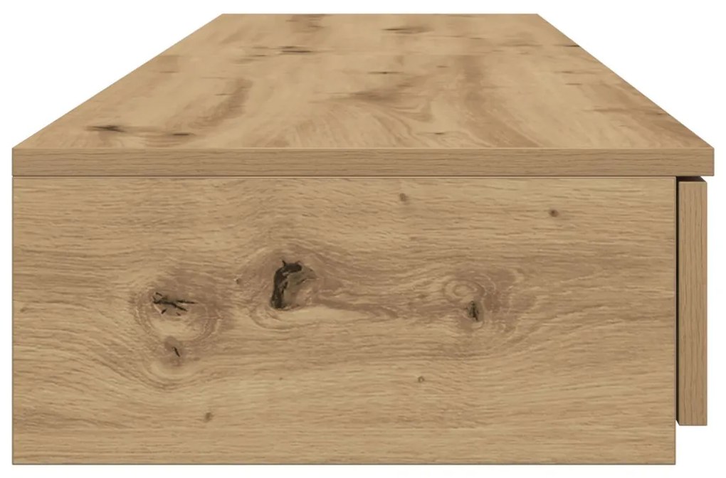 Ágyfiókok fiókkal kézműves tölgy 135 x 36.5 x 16.5 cm Faanyag