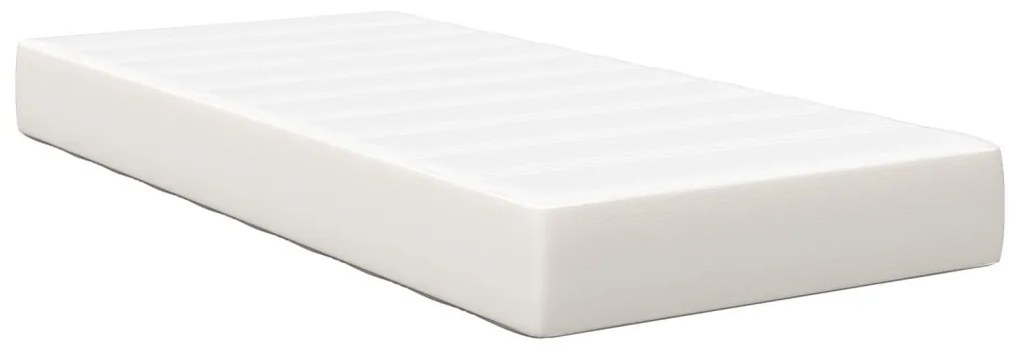 Ágy Matrac matracmal Krém 90 x 200 cm szövet