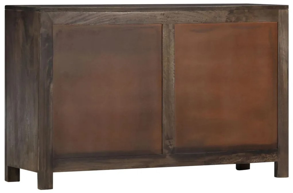 faragott tömör mangófa tálalószekrény 110 x 35 x 70 cm