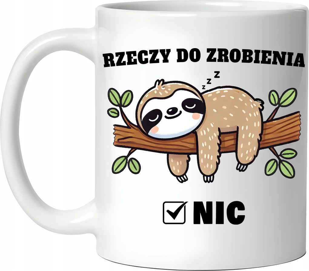 Bögre vicces Lajhár Dolgok Születésnapi Ajándék 330 ml