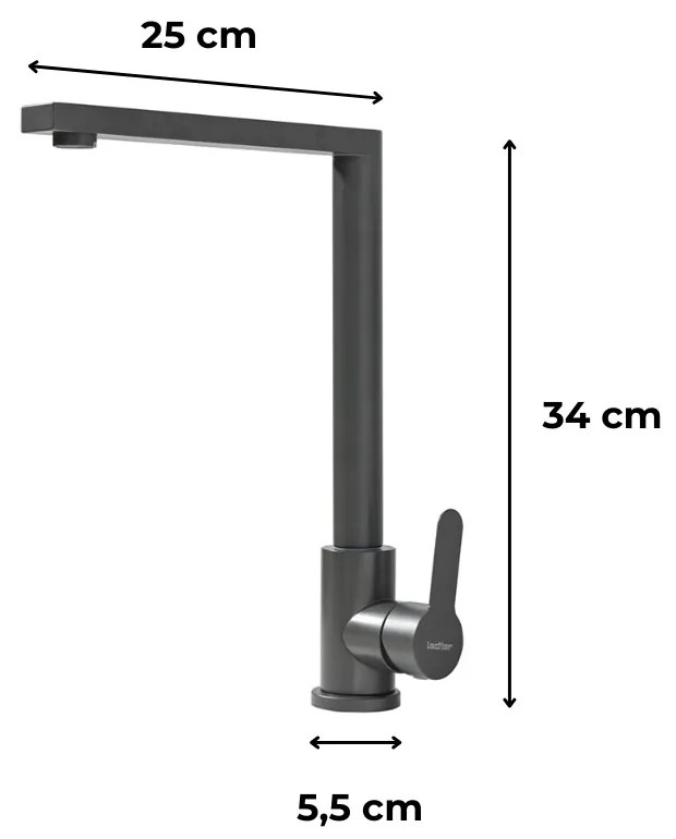 Valen mosogató csaptelep szürke