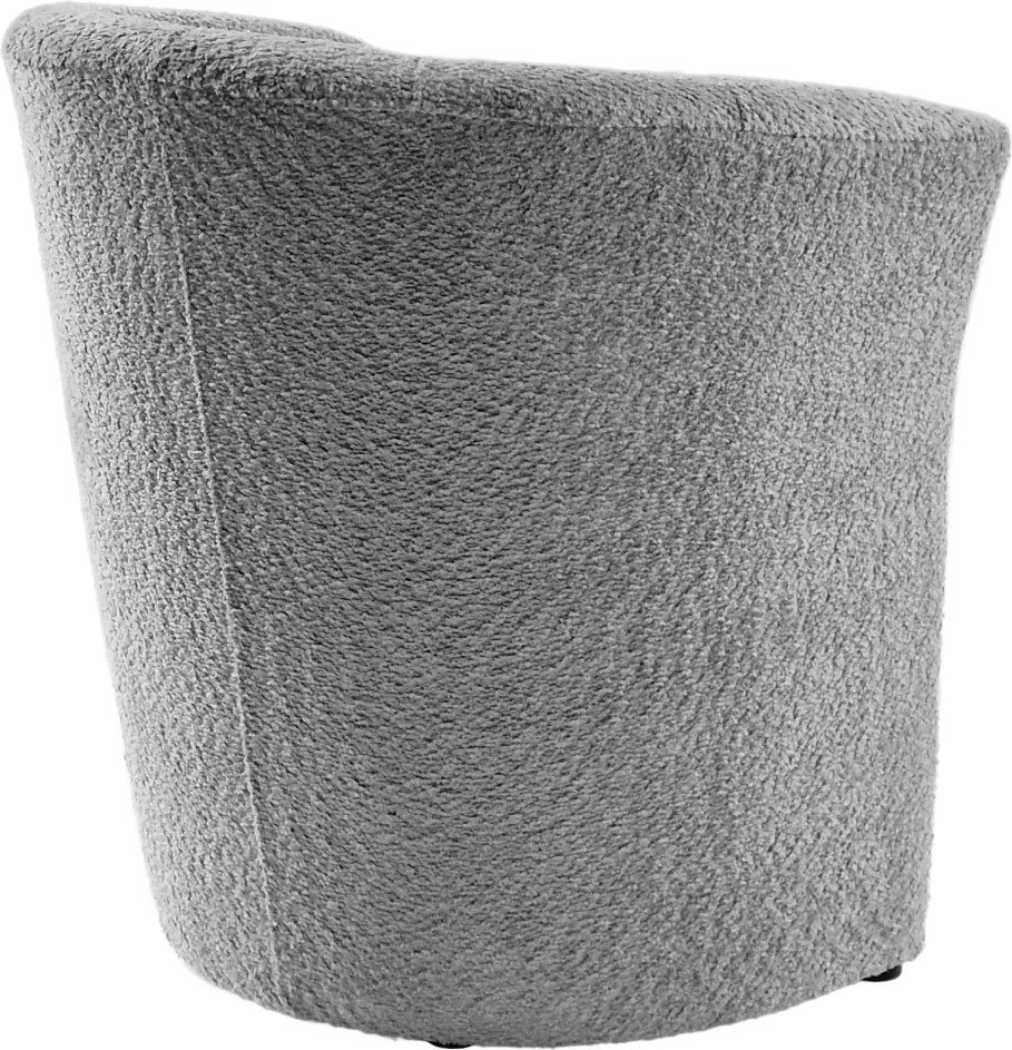 Klub fotel, szürke Coral anyag, CUBA