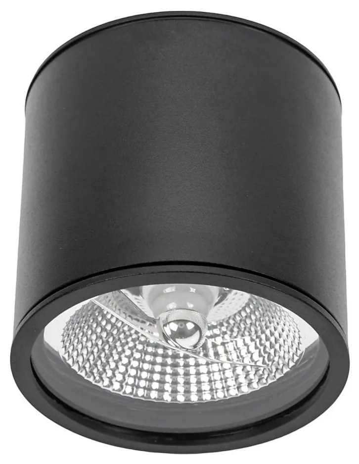 Wojnarowscy Fürdőszobai spotlámpa CHLOE AR111 1xGU10/12W/230V IP65 kerek fekete 005032