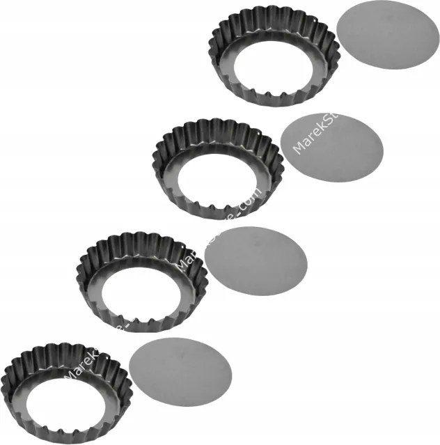 Muffin formák kivehető aljjal kpl 4db K14