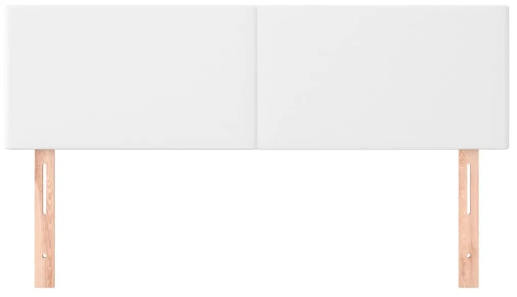 2 db fehér műbőr fejtámla 72 x 5 x 78/88 cm