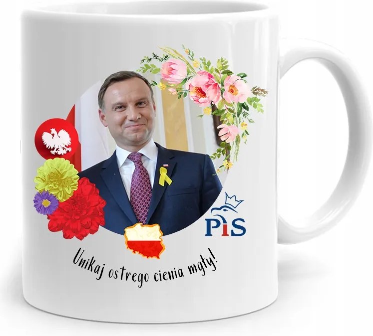 Andrzej Duda Pis Elnök Bögre Éles Ködárnyék fényképes nyomtatással