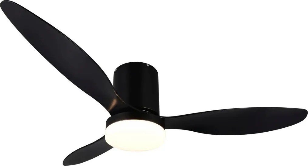 TRIO R64202132 GÖTEBORG Ventilátoros lámpa Fekete LED IP20
