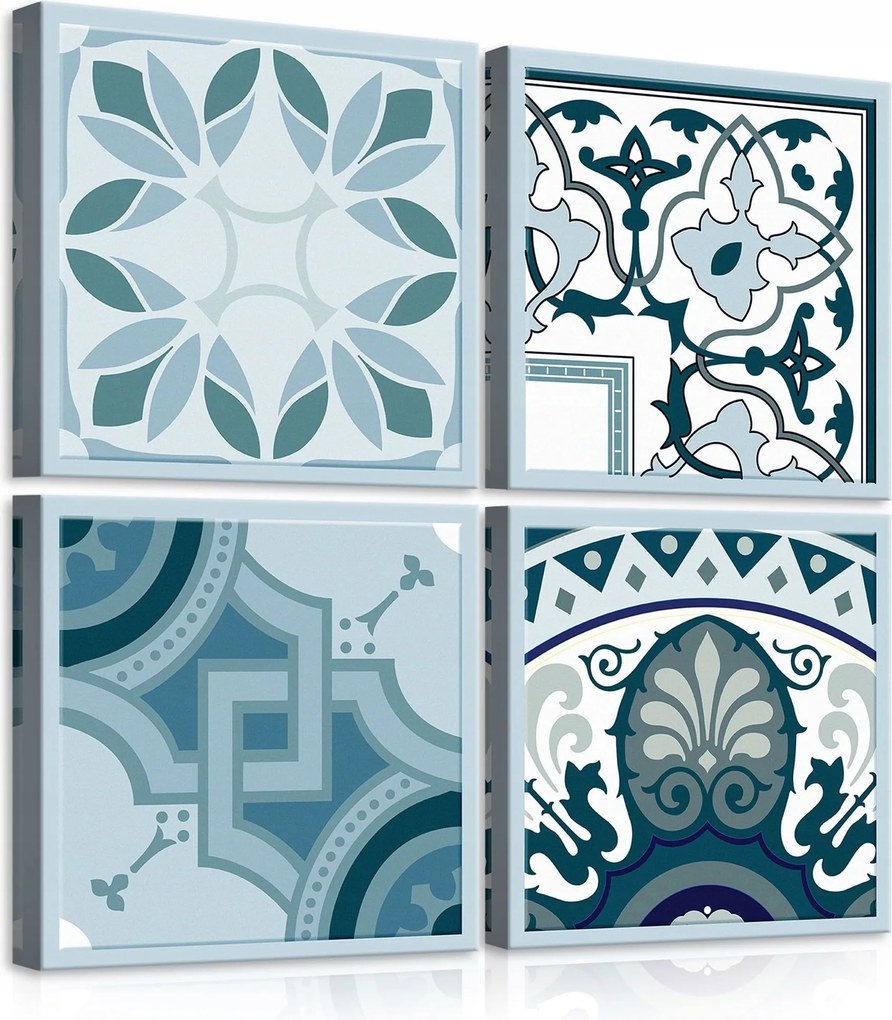 Vászonkép 50x50 Marokkói mozaik arab minta geometria etnikai stílus