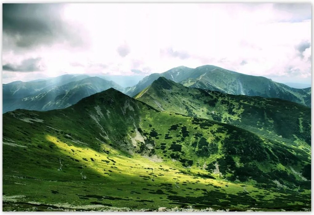 Poszterek 155x105 Tátra Lengyel hegyek Kilátás