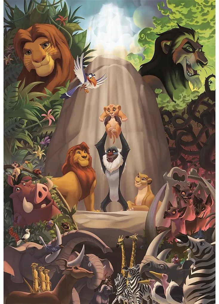 Disney Az Oroszlánkirály Legacy 1000 db-os Compact puzzle Clementoni