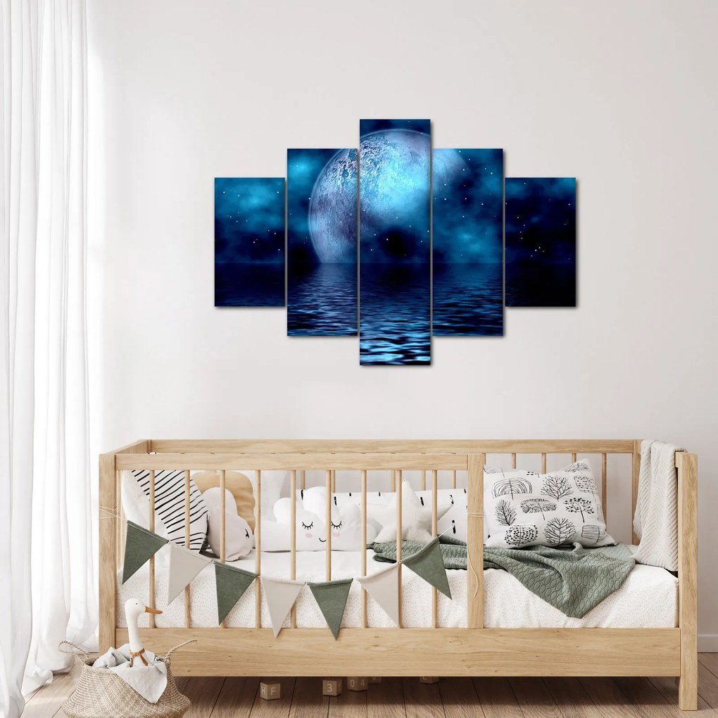 A hold képe a tenger felett (150x105 cm)
