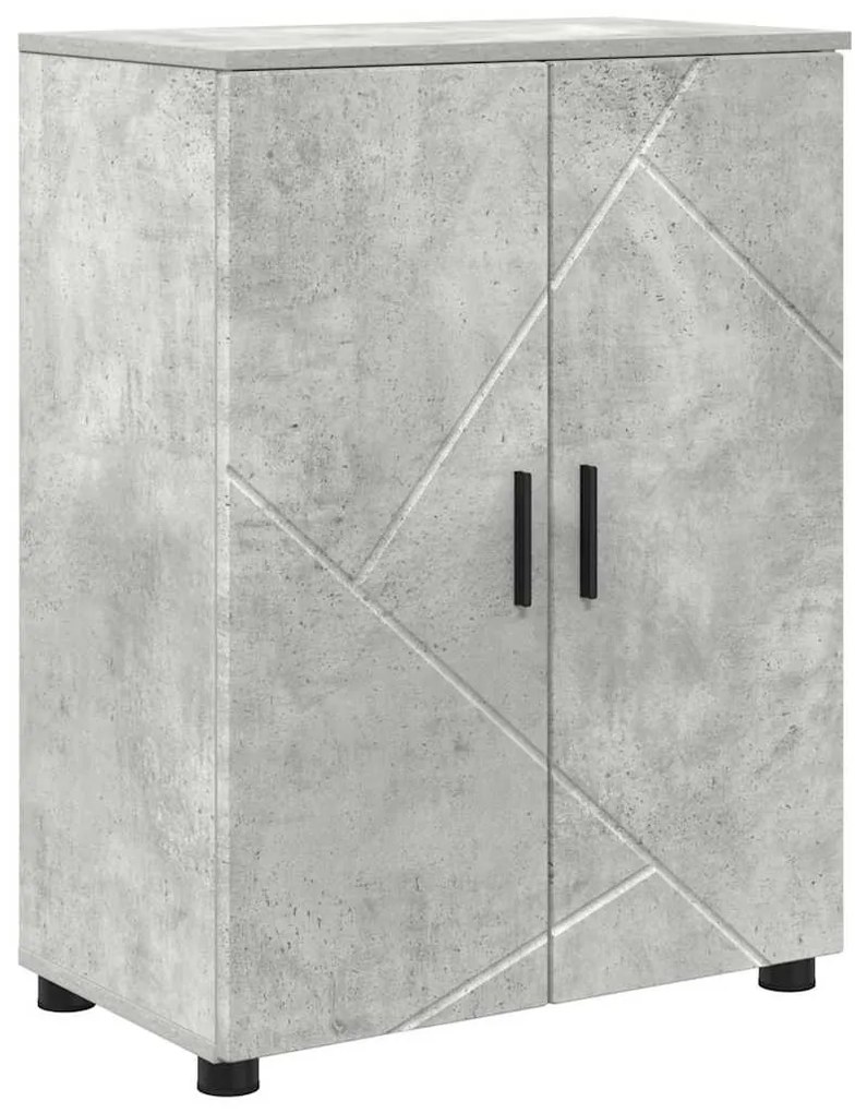 Fürdőszoba bútor szett 4 pcs Beton szürke 30 x 35 x 192 cm