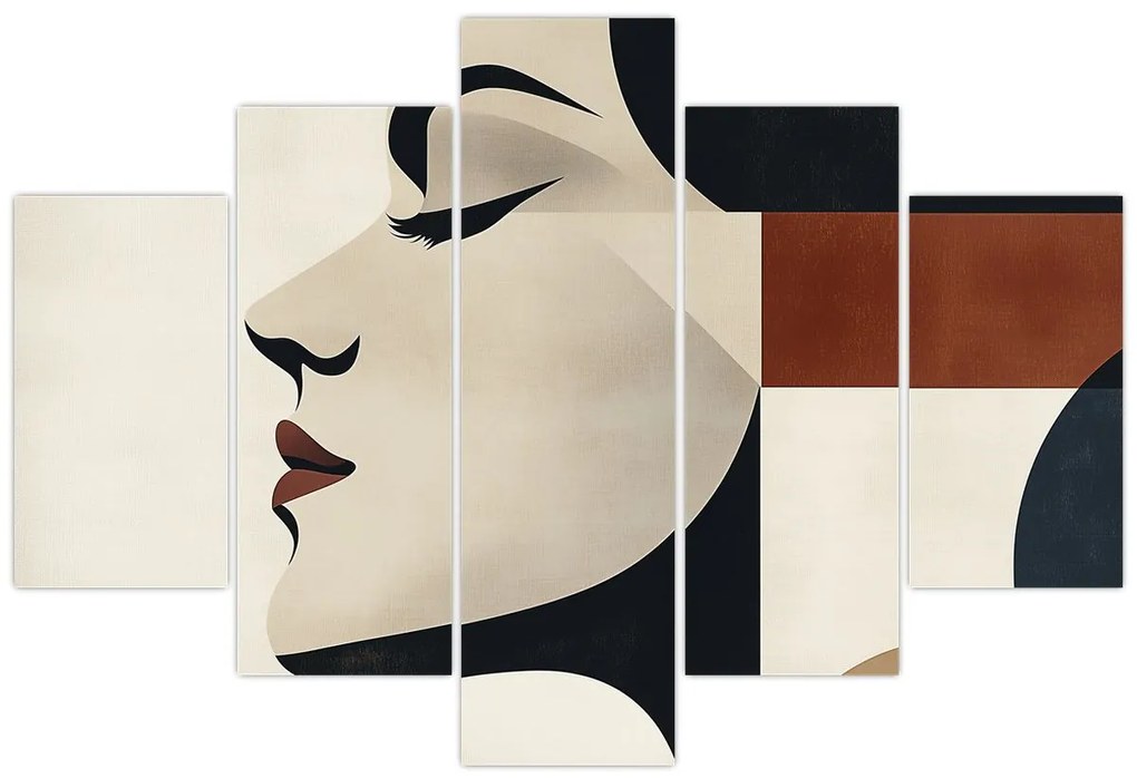 Kép - Nő profilból (150x105 cm)