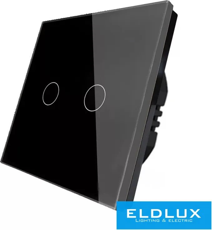 ELDLUX ELDTREND dupla nyomógomb-impulzus érintőkapcsoló (101N)