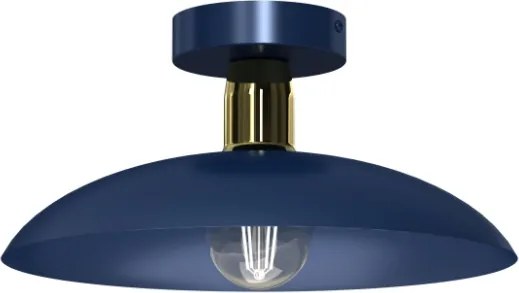 Ewilight Mennyezeti lámpa függeszték lámpabúra Rami E27 kék/arany
