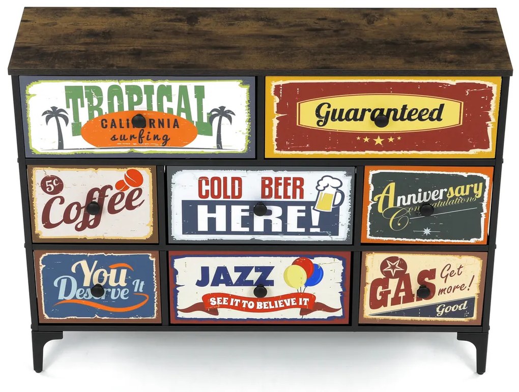 Vintage komód, 103 x 30 x 78 cm, Vintage komód,103 x 30 x 78 cm