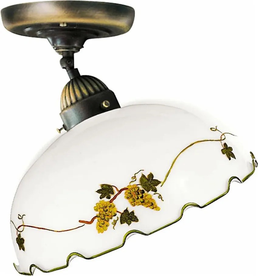 Kolarz 731.10.111 - Felületre szerelt csillár NONNA 1xE27/75W/230V átm. 30 cm bordó