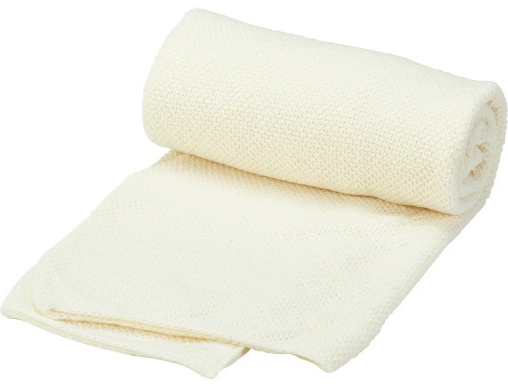 Plaid takaró krém színű, 160 x 130 cm