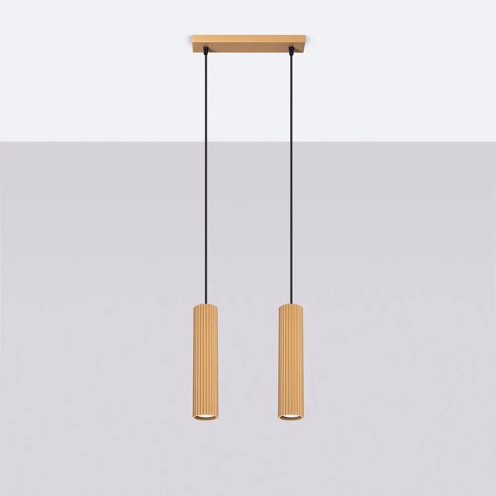 Aranyszínű függőlámpa Gleam – Sollux